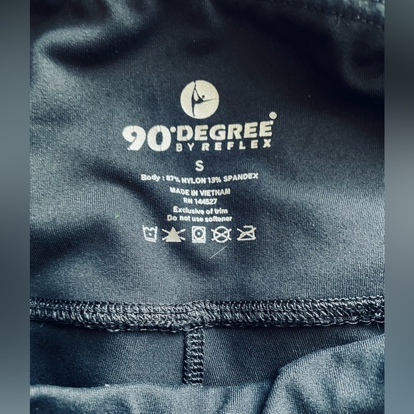 90 Degree by reflex black workout leggings, Small - Picture 3 of 3